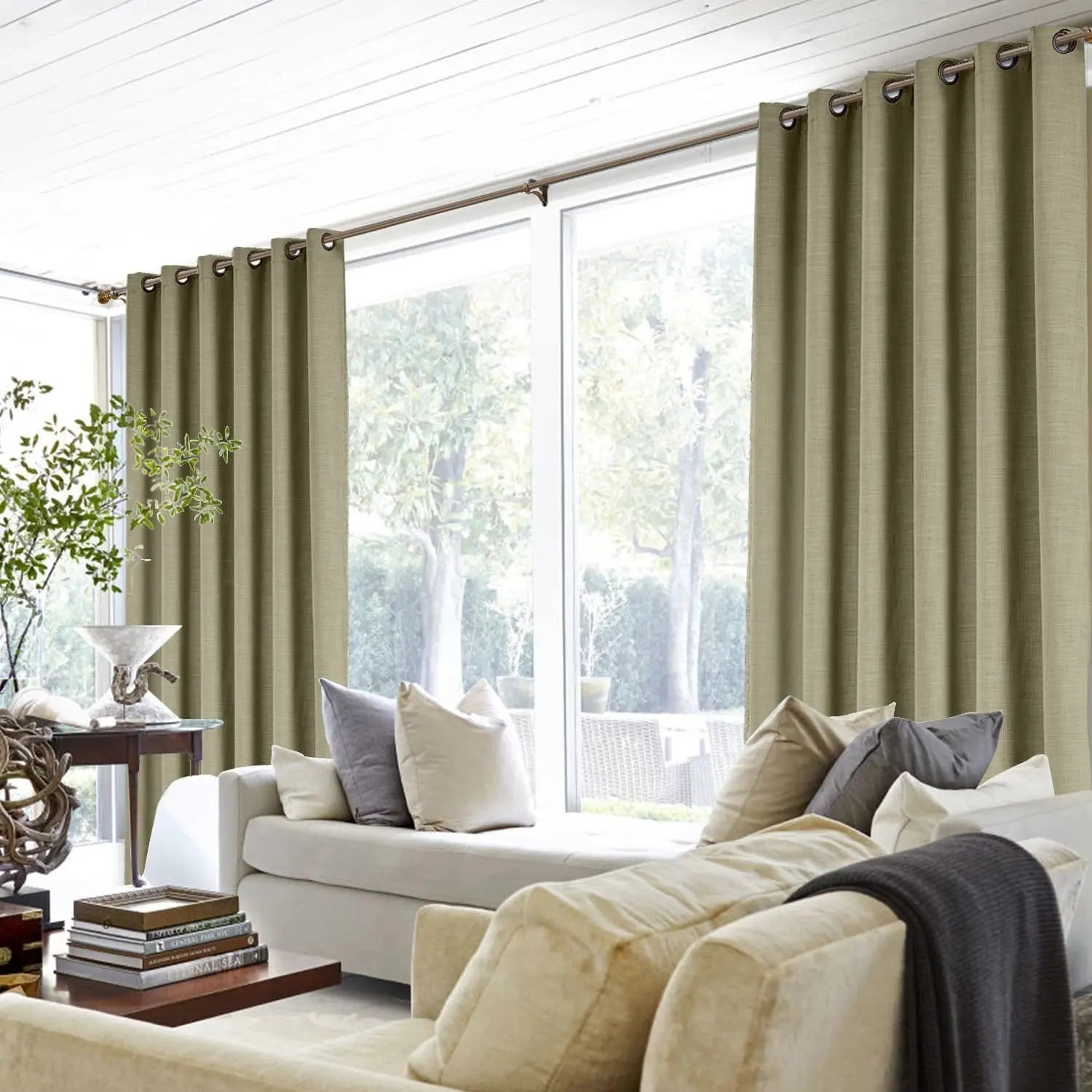 Linen Curtain Grommet Zoe