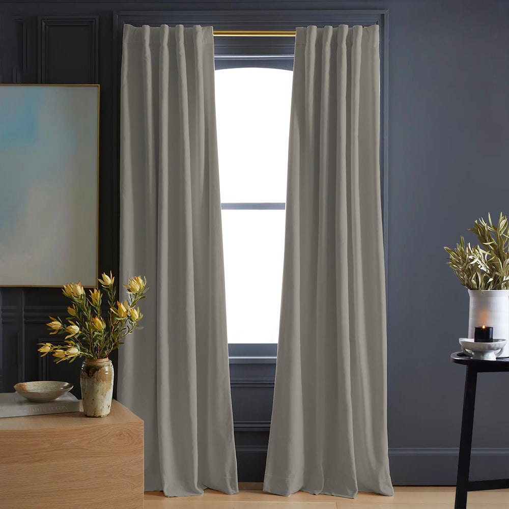 Velvet Minimalist Curtain Soft Top Luna