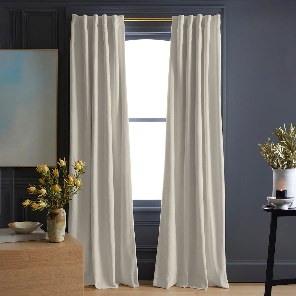 Velvet Minimalist Curtain Soft Top Luna