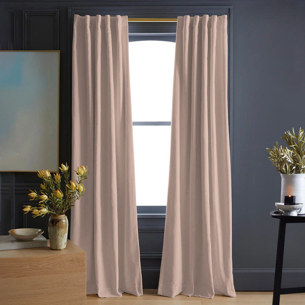 Velvet Minimalist Curtain Soft Top Luna