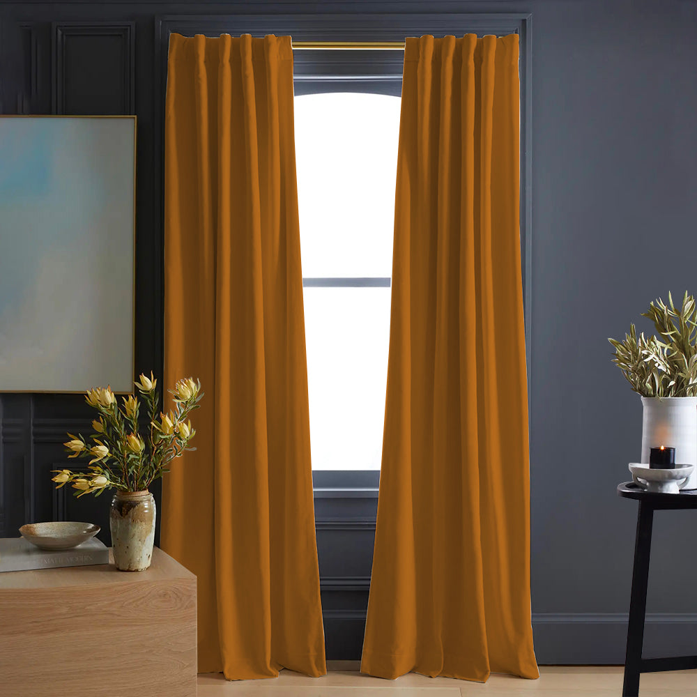 Velvet Minimalist Curtain Soft Top Luna