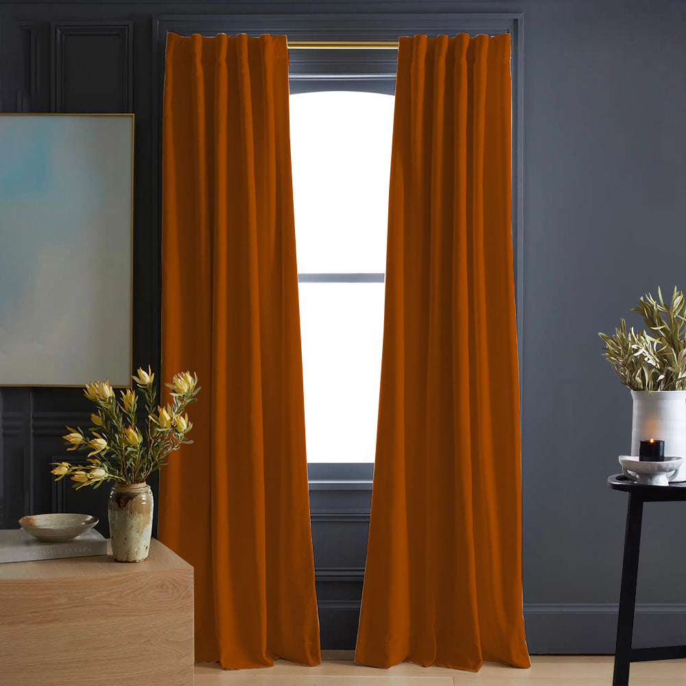 Velvet Minimalist Curtain Soft Top Luna