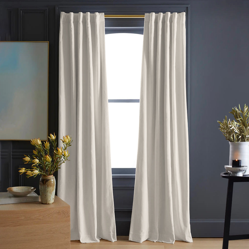 Velvet Minimalist Curtain Soft Top Luna