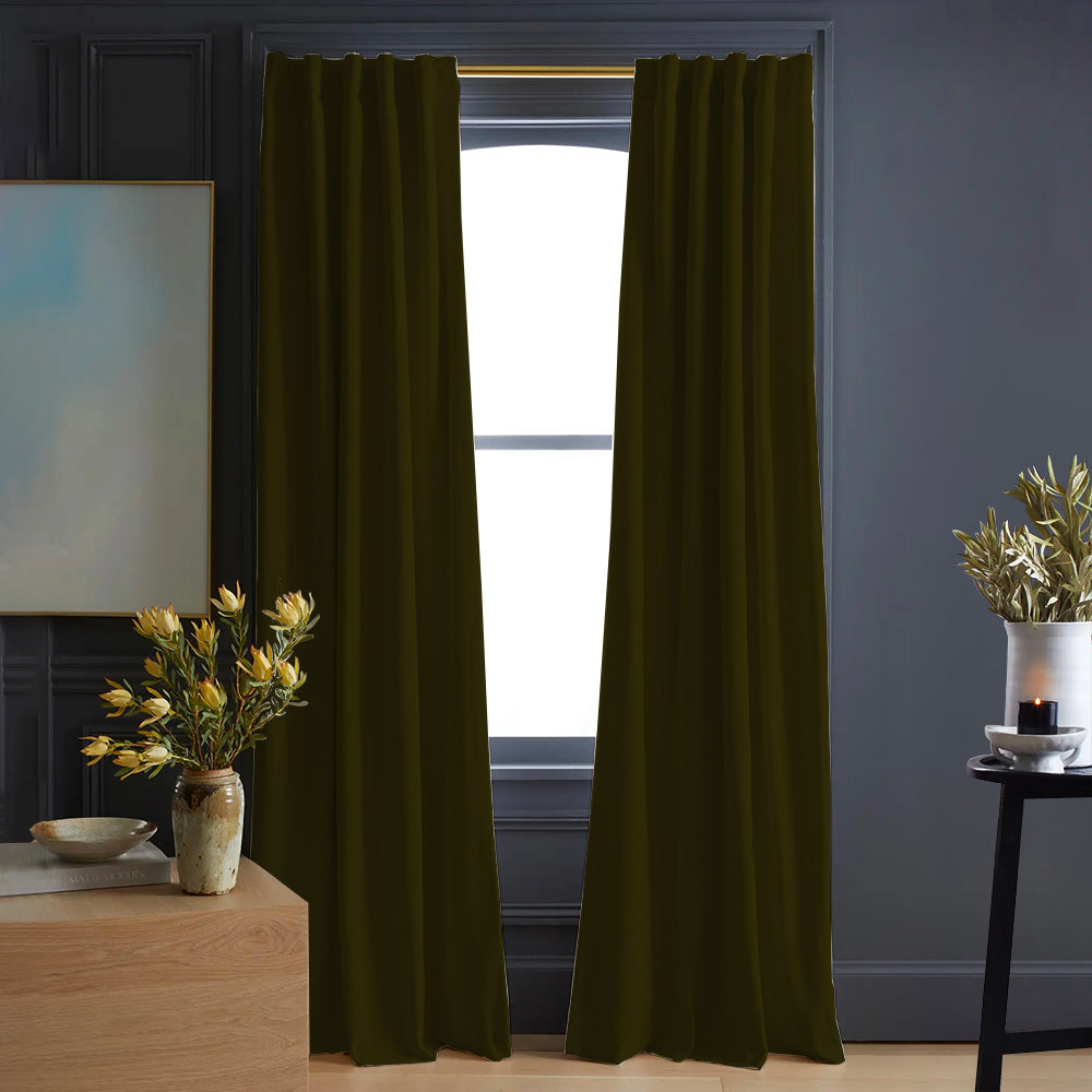 Velvet Minimalist Curtain Soft Top Luna