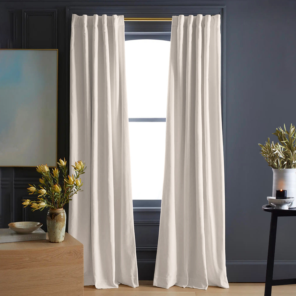 Velvet Minimalist Curtain Soft Top Luna