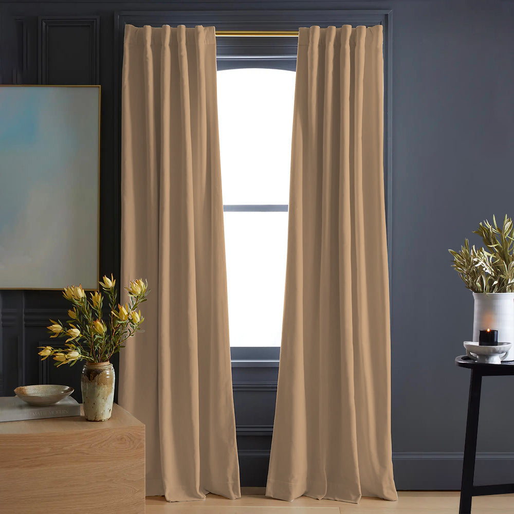 Velvet Minimalist Curtain Soft Top Luna