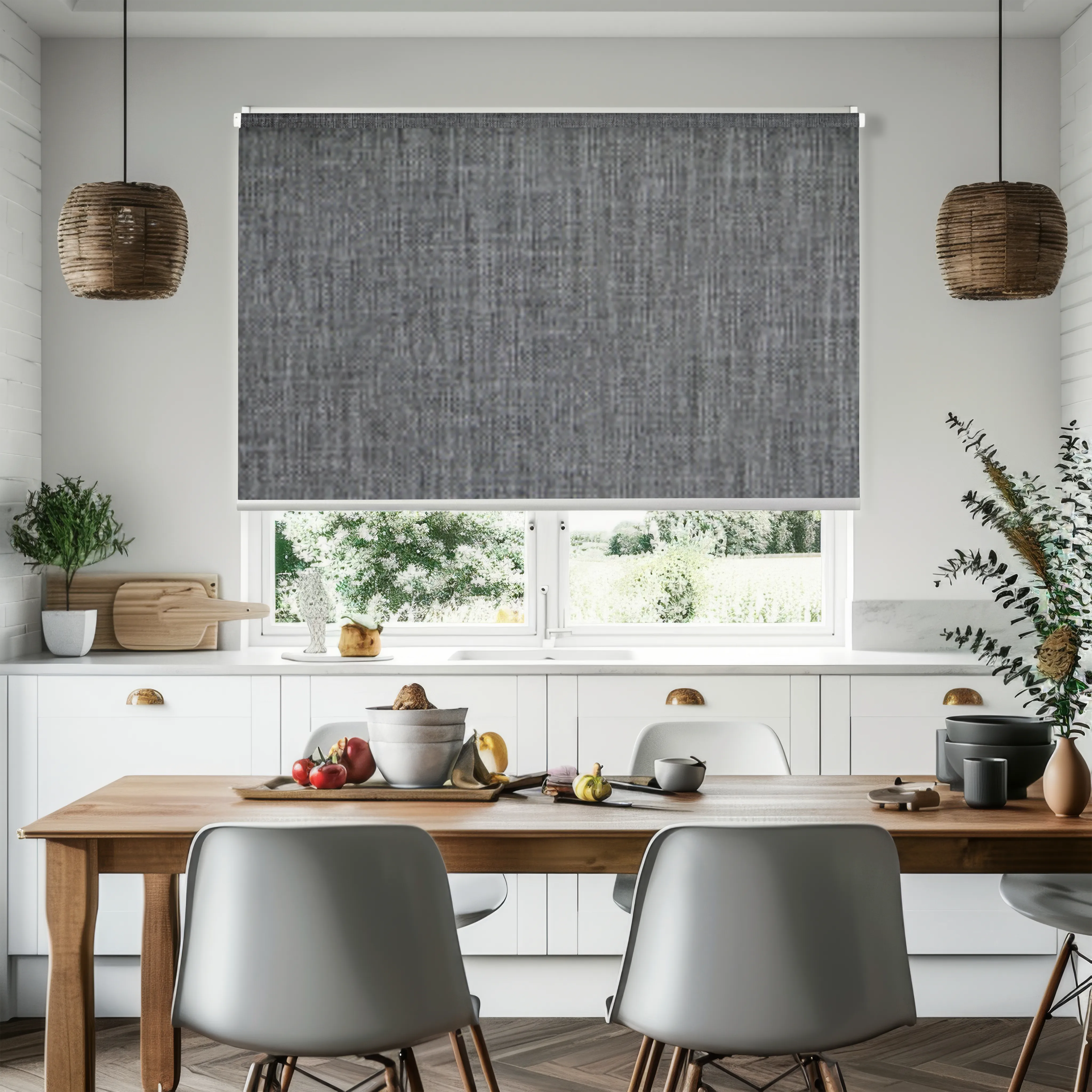 Mist Blackout Roller Shades Corded/Cordless