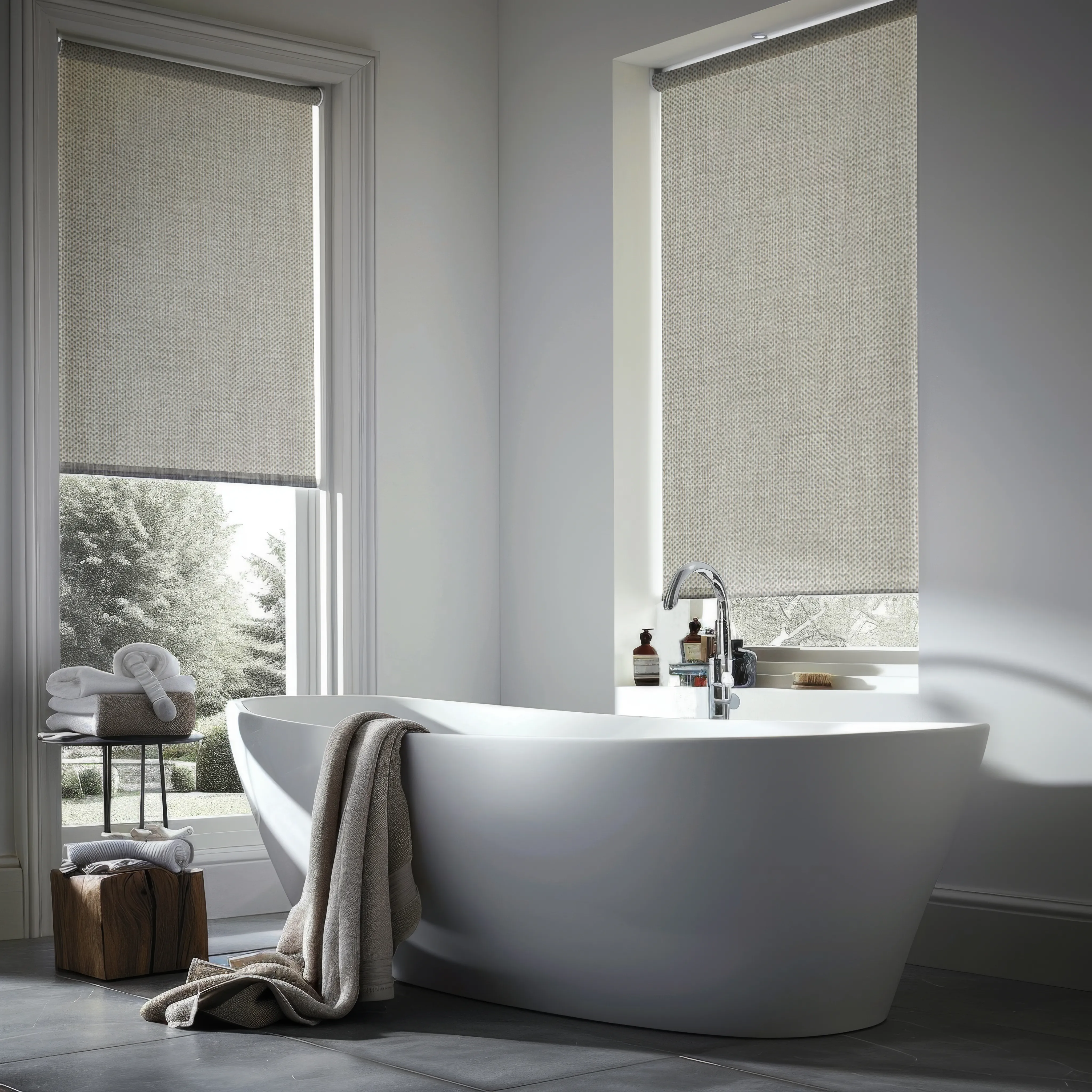 Cozy Motorized Blackout Roller Shades