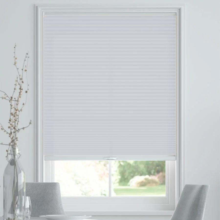 Drew Motorized Light Filtering Cellular Shades