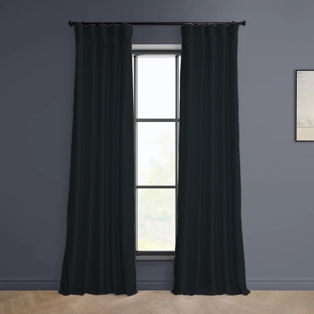 Velvet Minimalist Curtain Pleated Cloud