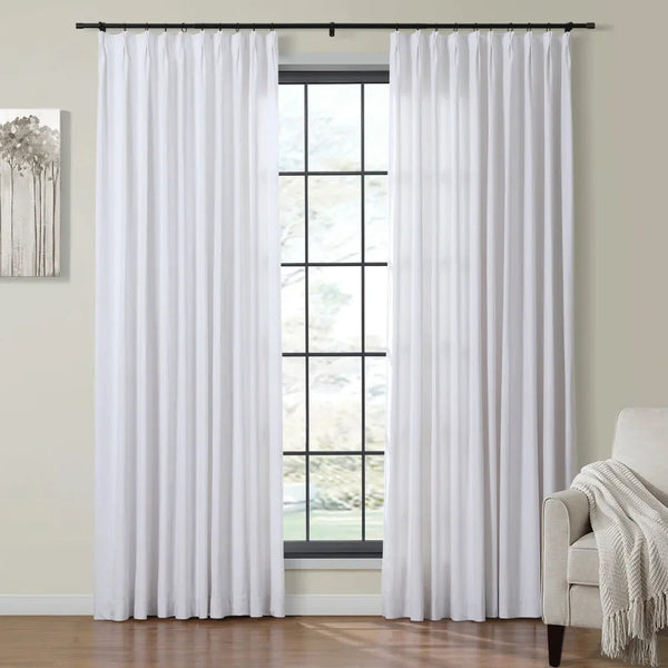 Velvet Curtain Pinch Pleated Plushy