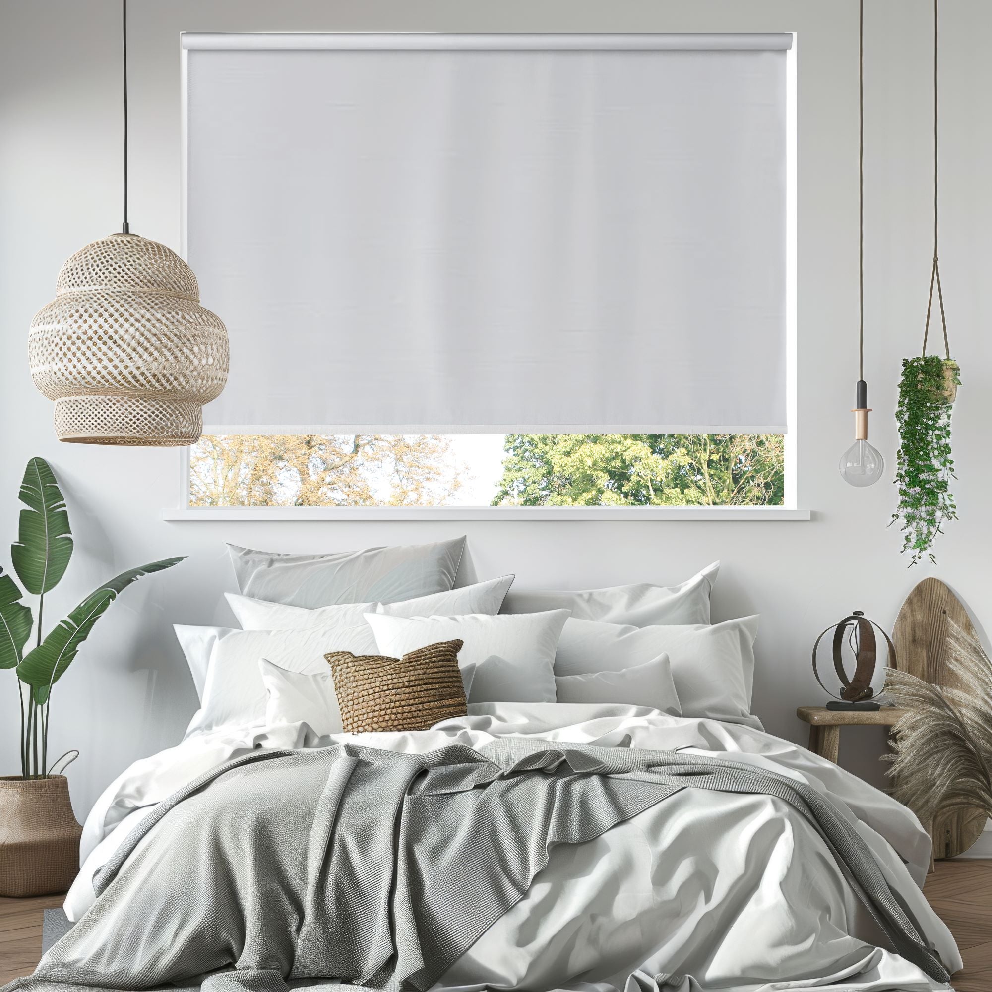 Leah Waterproof Motorized  Custom Blackout Roller Shades