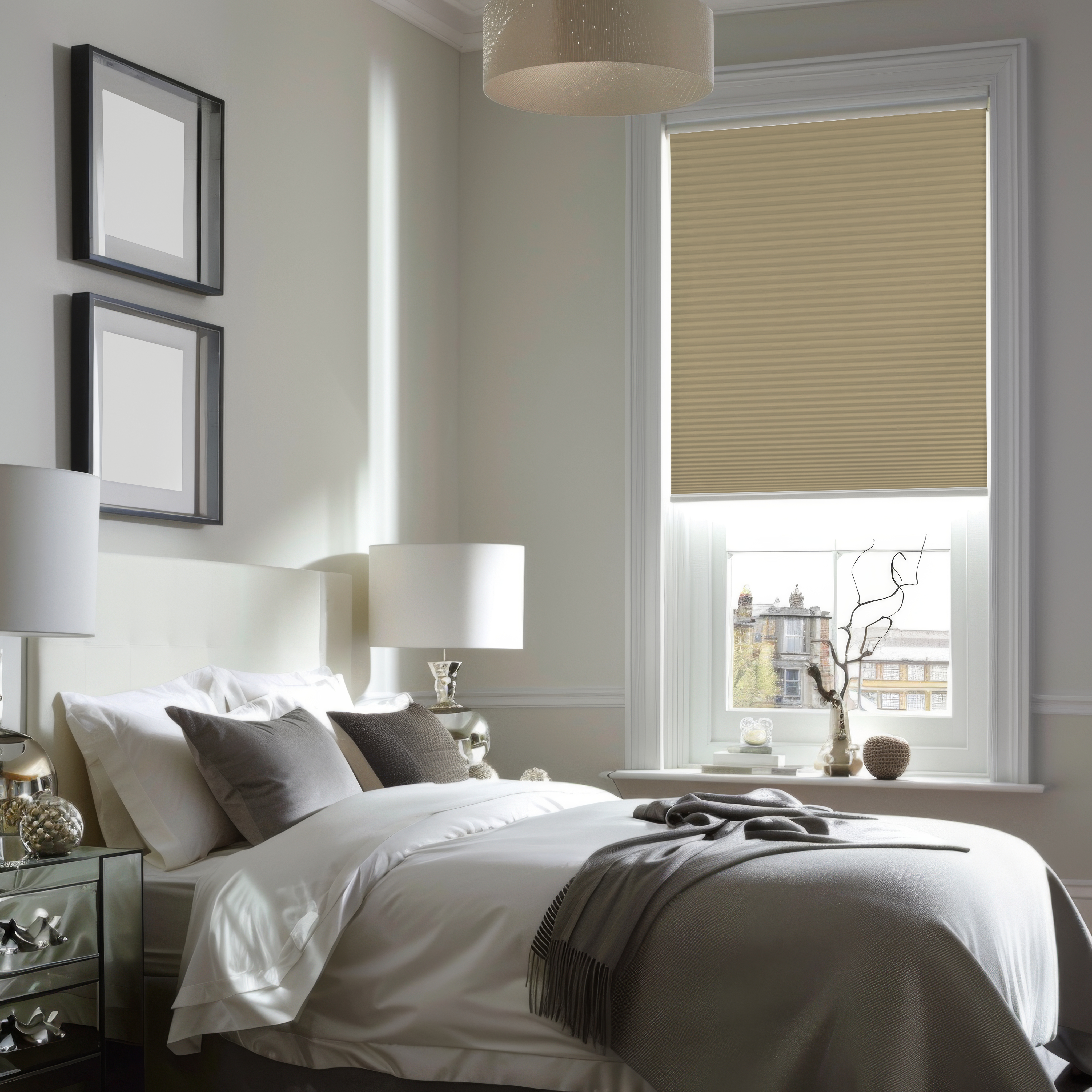 Glade Motorized Cellulars Shades Blackout