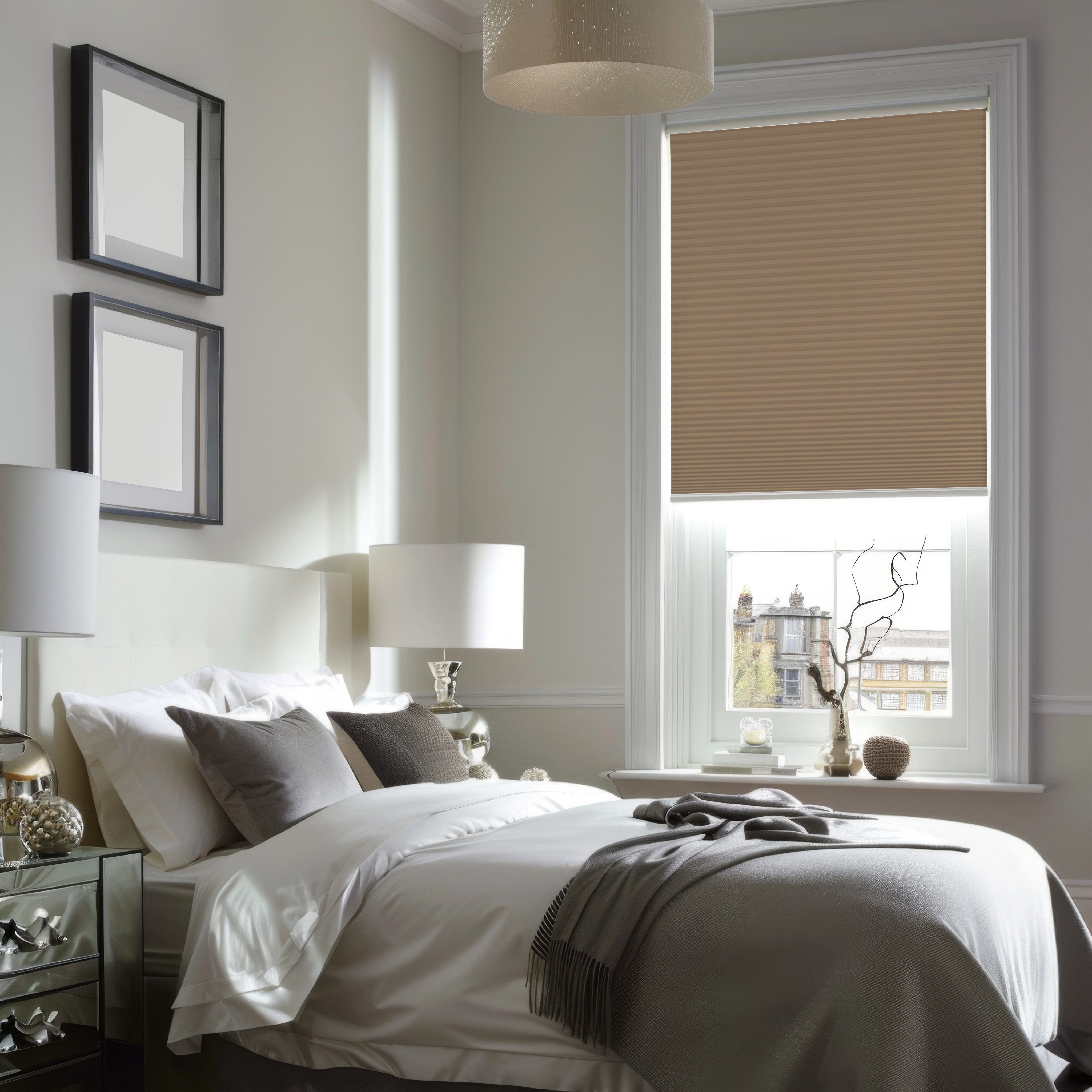 Glade Motorized Cellulars Shades Blackout