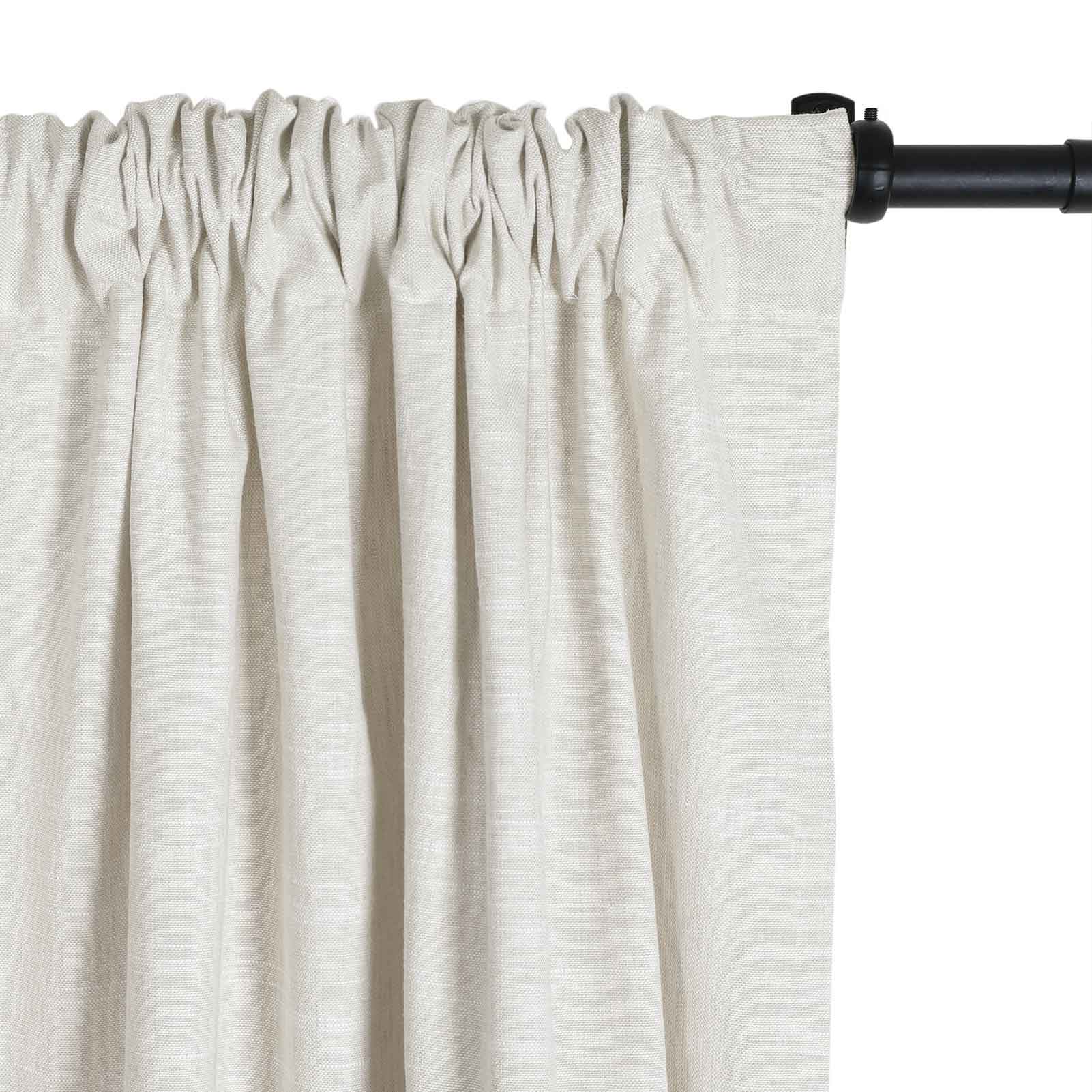 Minimalist Linen Cotton Curtain Soft Top Aira