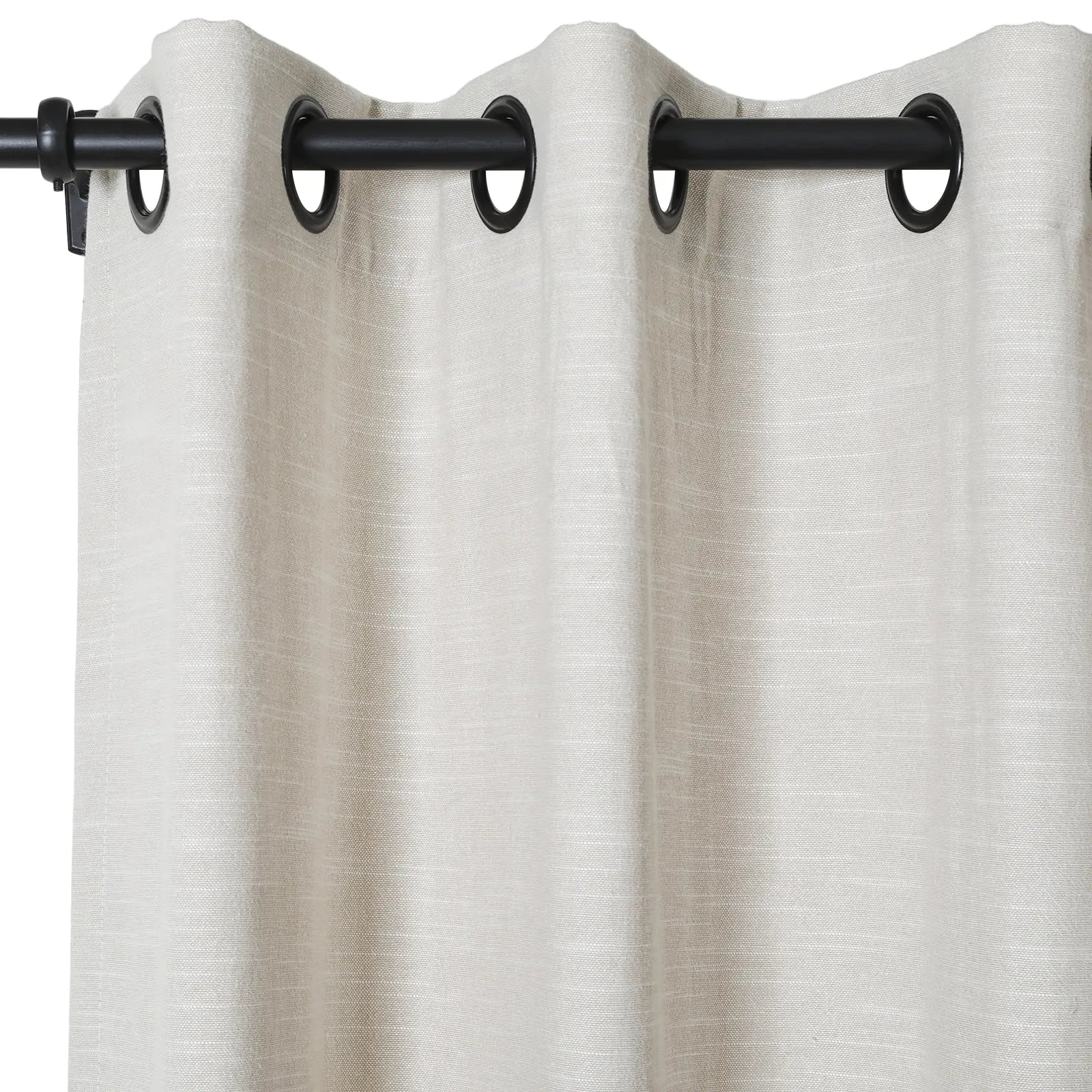 Classic Linen Cotton Curtain Grommet Aira