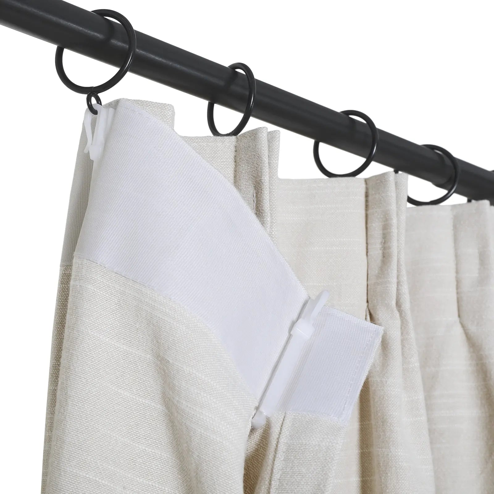 Premium Linen Cotton Curtain Pleated Aira