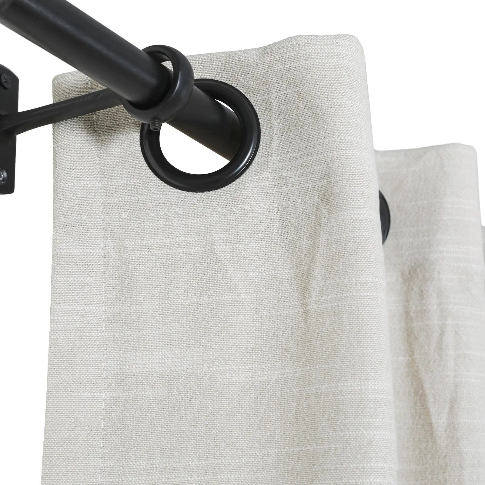 Classic Linen Cotton Curtain Grommet Aira