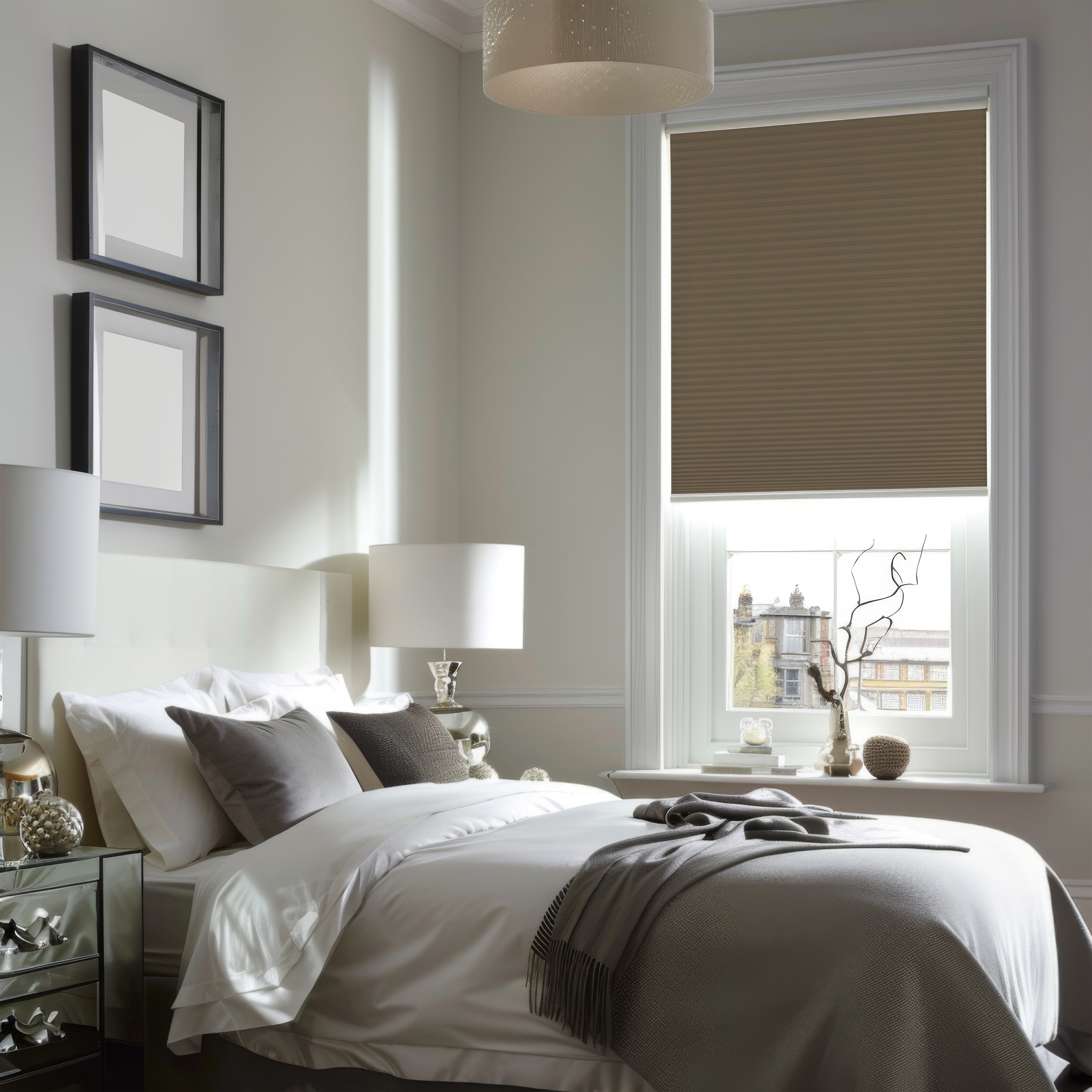 Ciel Motorized Blackout Cellular Shades