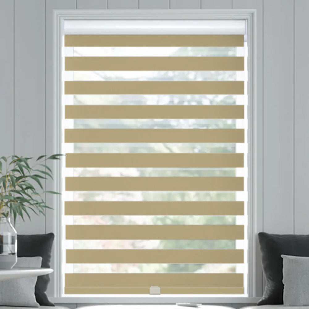 Solara Stripe Elegance Traditional Light Zebra Shades