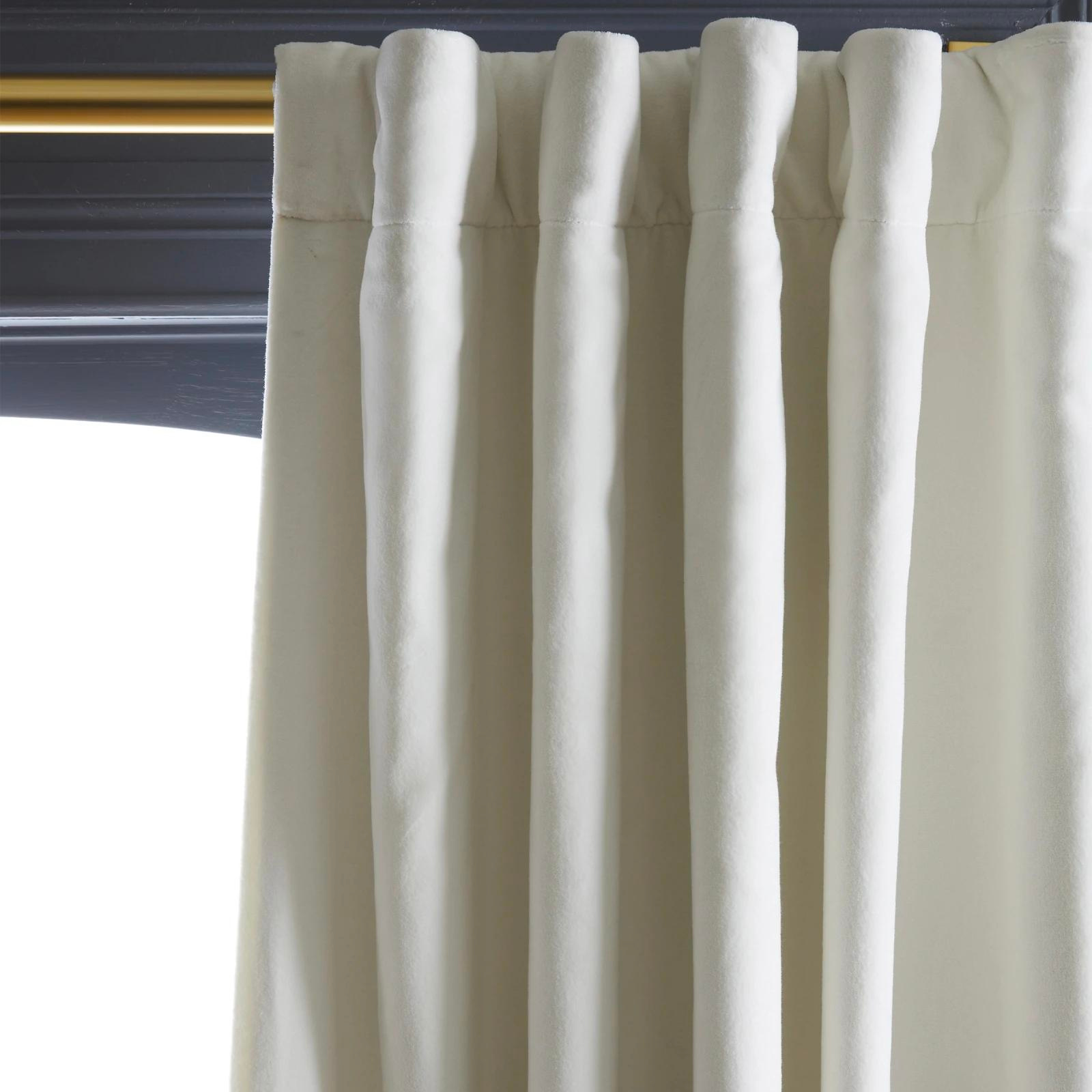 Velvet Minimalist Curtain Soft Top Luna