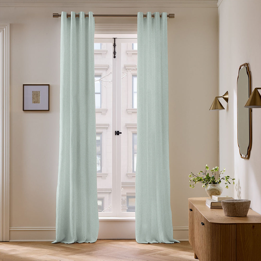 Linen Blackout Curtain Grommet Skyler