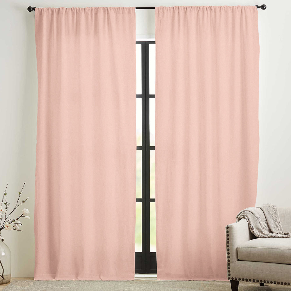 Linen Blackout Curtain Soft Top Skyler