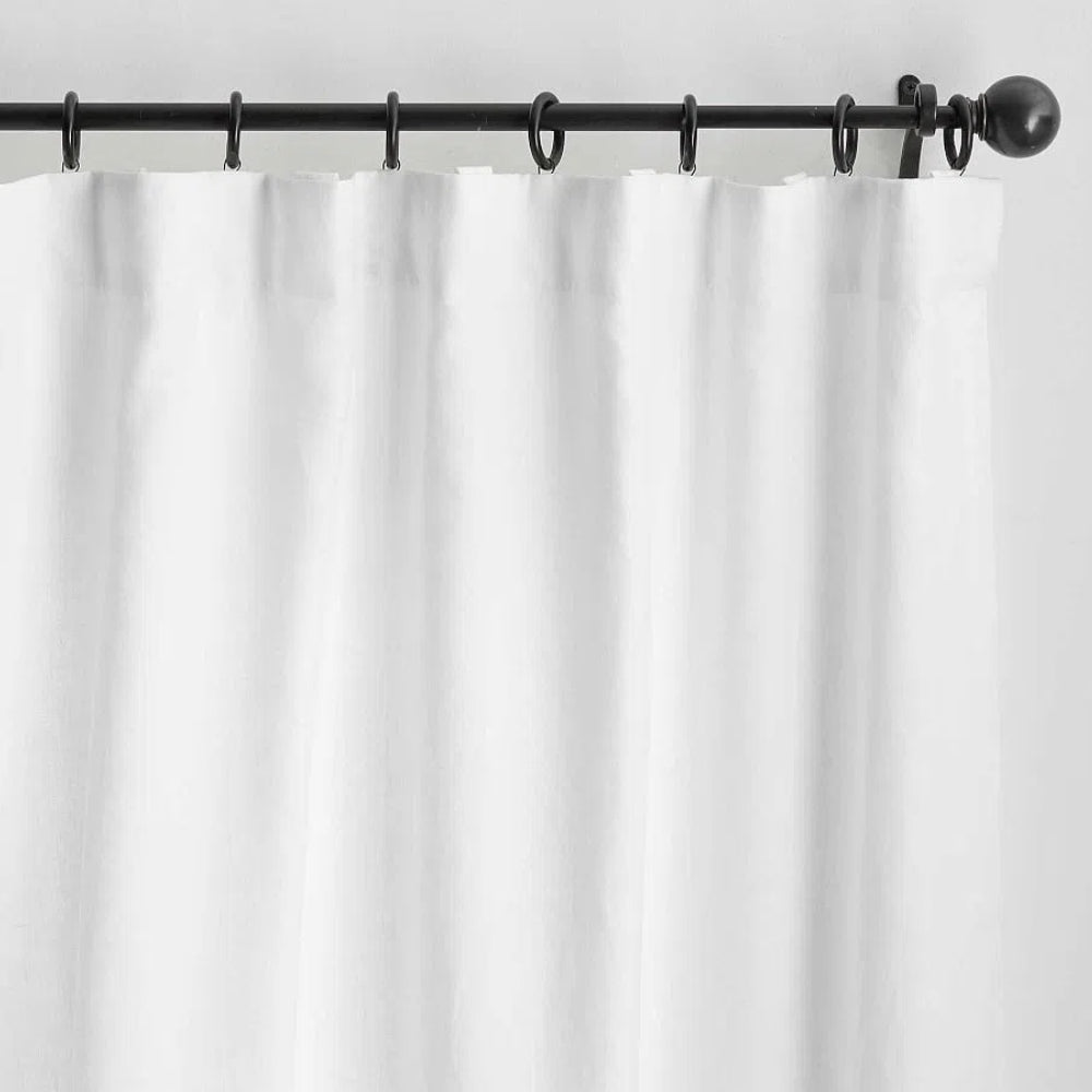 Linen Blackout Curtain Soft Top Skyler