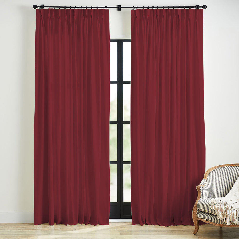 Linen Blackout Curtain Pleated Skyler