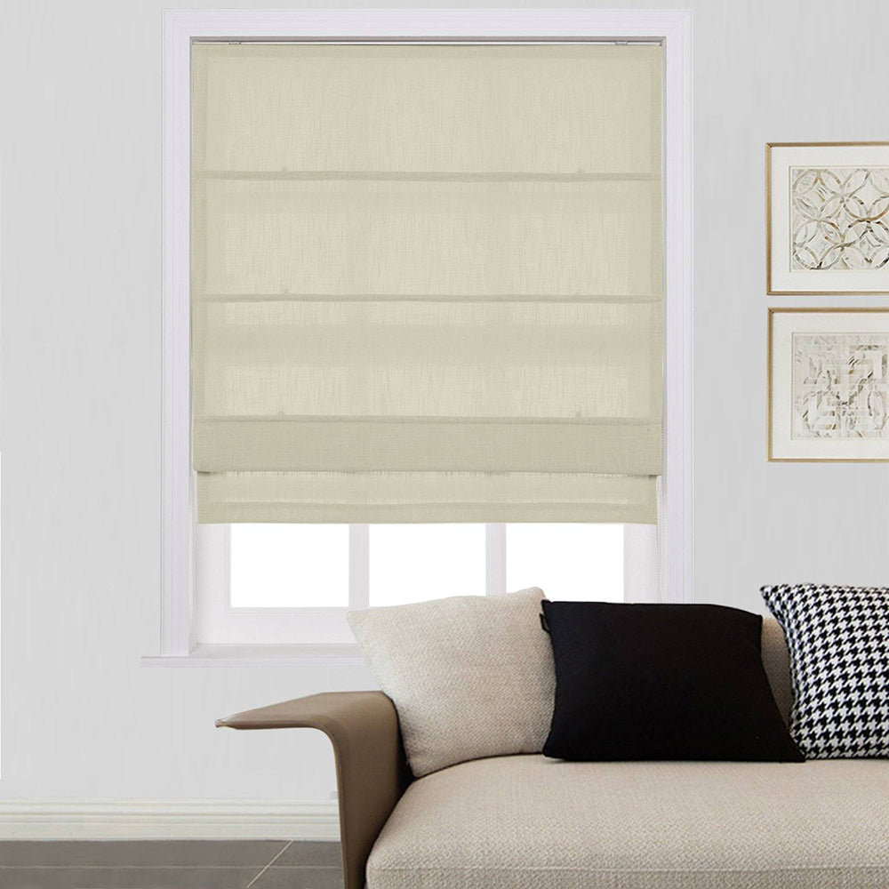 Skyler Linen Blackout Cord Lift Roman Shade