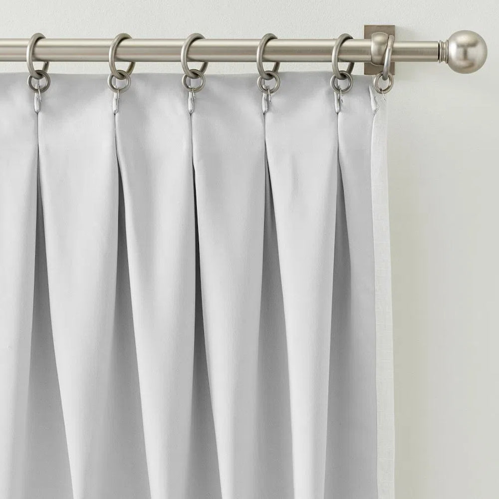 Linen Blackout Curtain Pleated Sunny