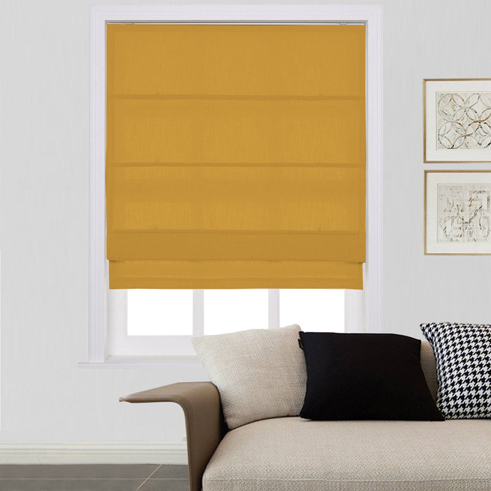 Loomy Linen Blackout Cordlift Roman Shades