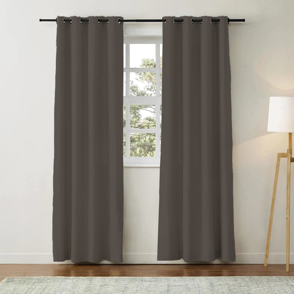 Classic Linen Cotton Curtain Grommet Aira