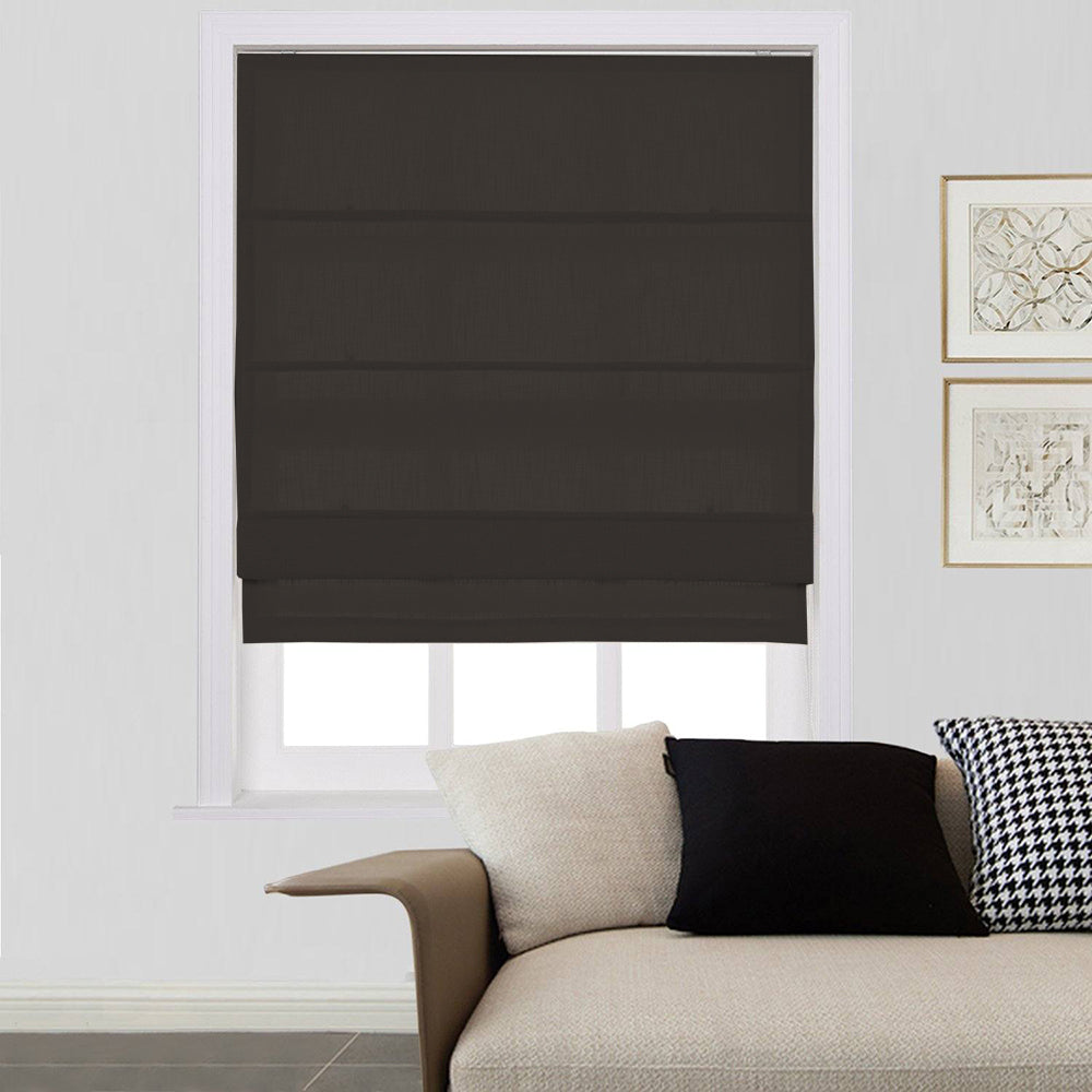 Skyler Linen Blackout Cord Lift Roman Shade