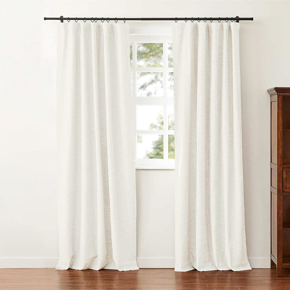 Premium Linen Cotton Curtain Pleated Aira