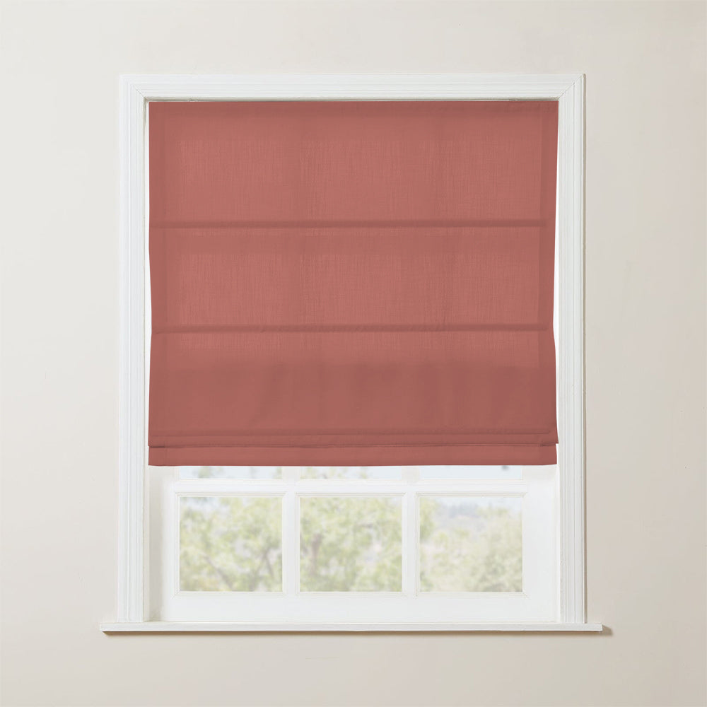 Sunny Linen Cordless Roman Shade