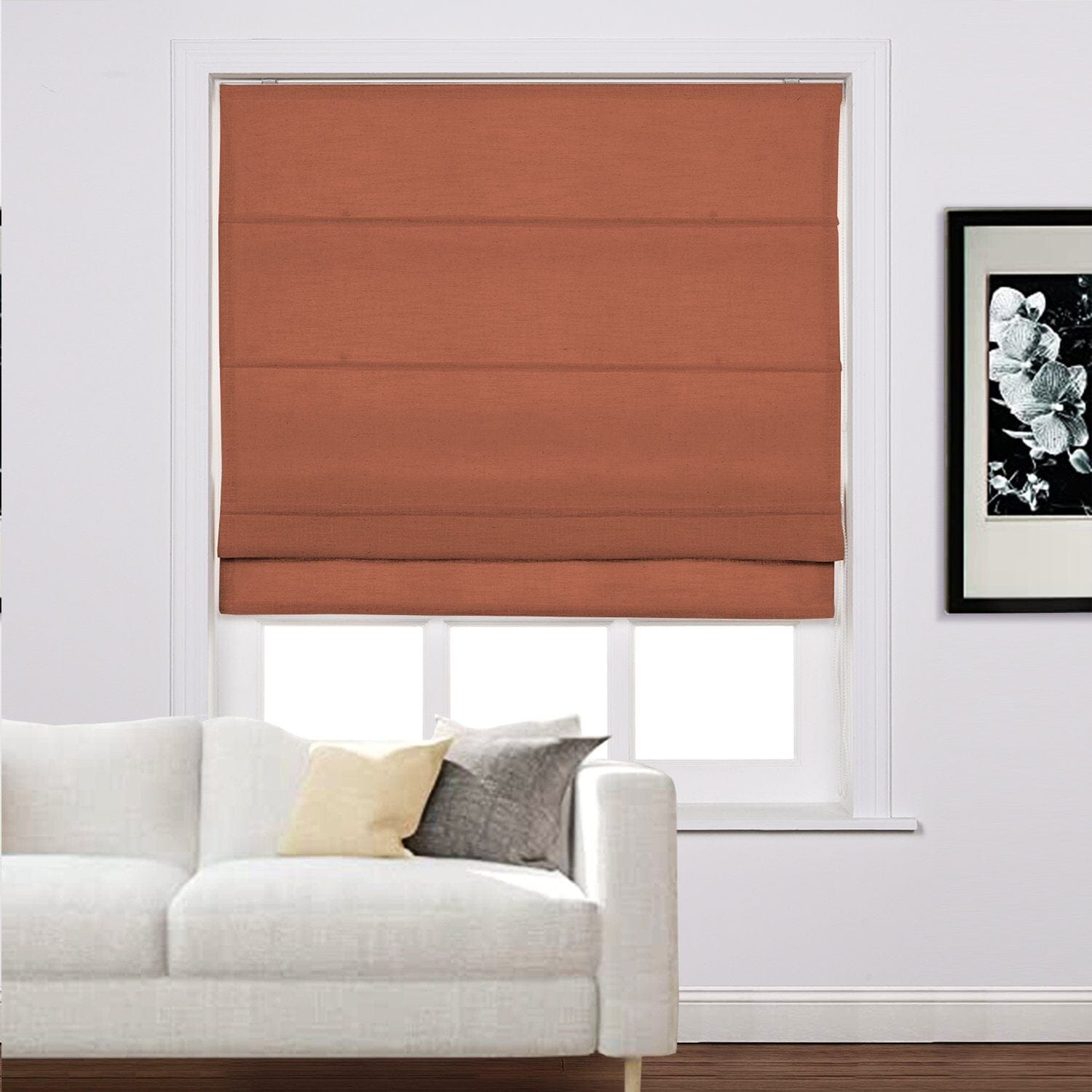 Loomy Linen Blackout Cordlift Roman Shades