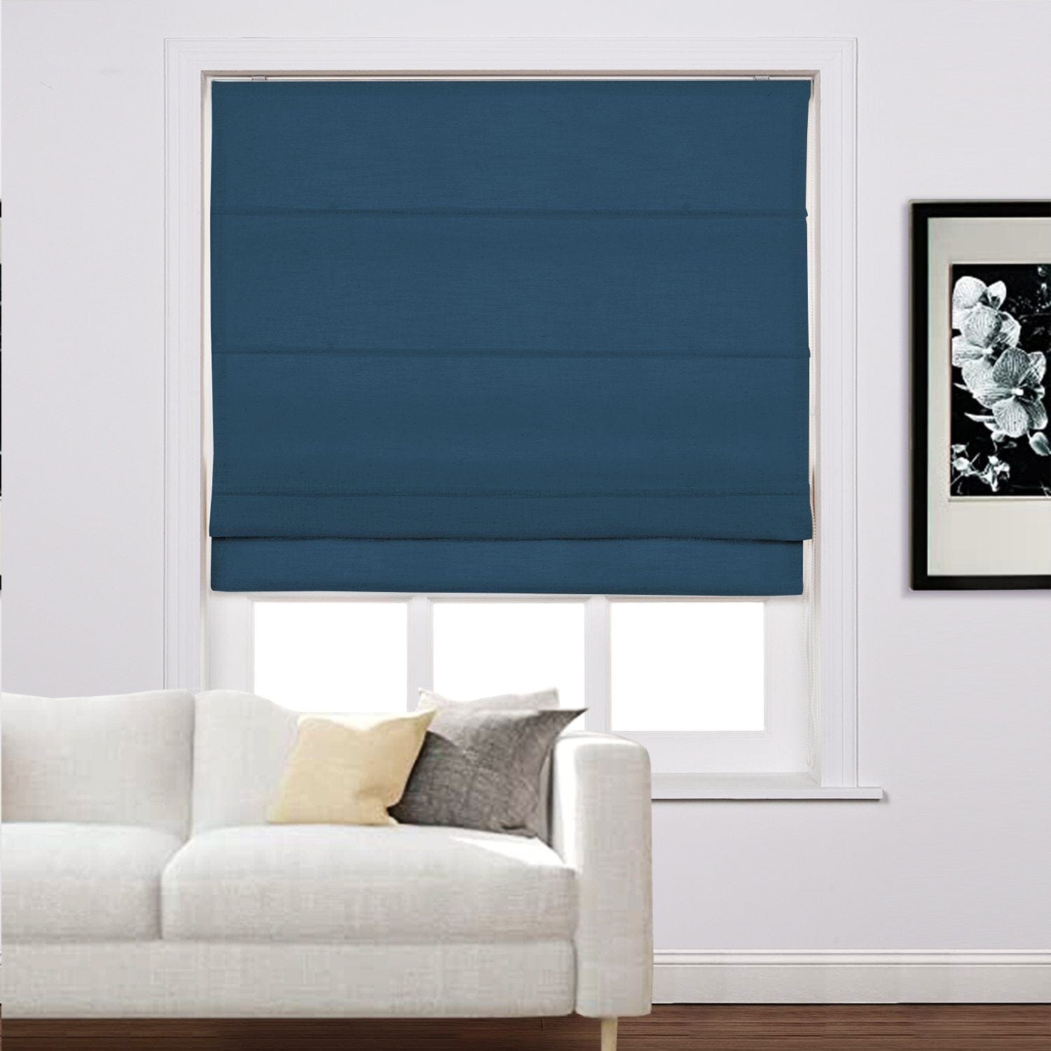 Loomy Linen Blackout Cordlift Roman Shades