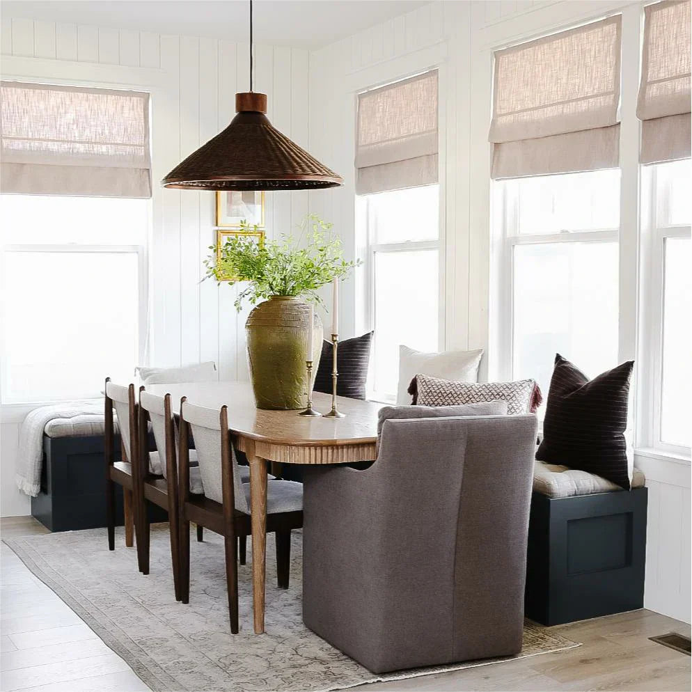 Loomy Linen Blackout Cordlift Roman Shades