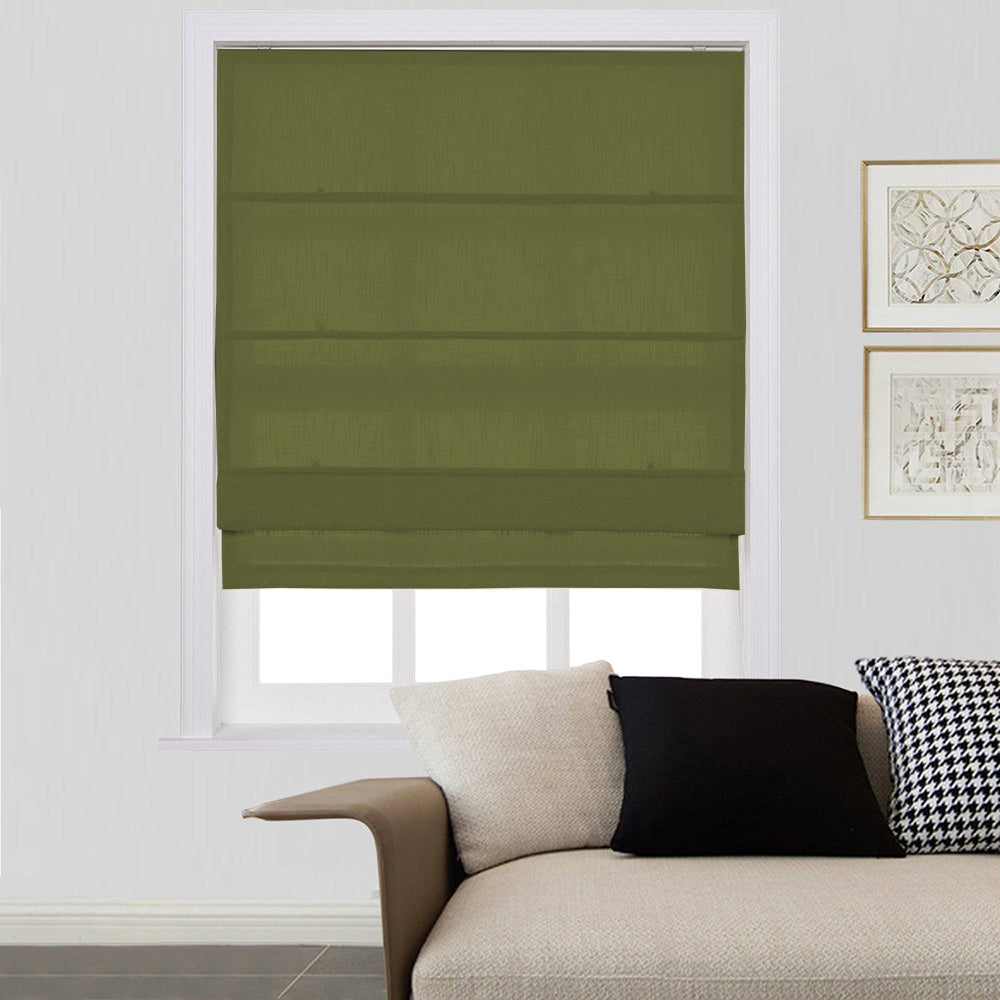 Skyler Linen Blackout Cord Lift Roman Shade