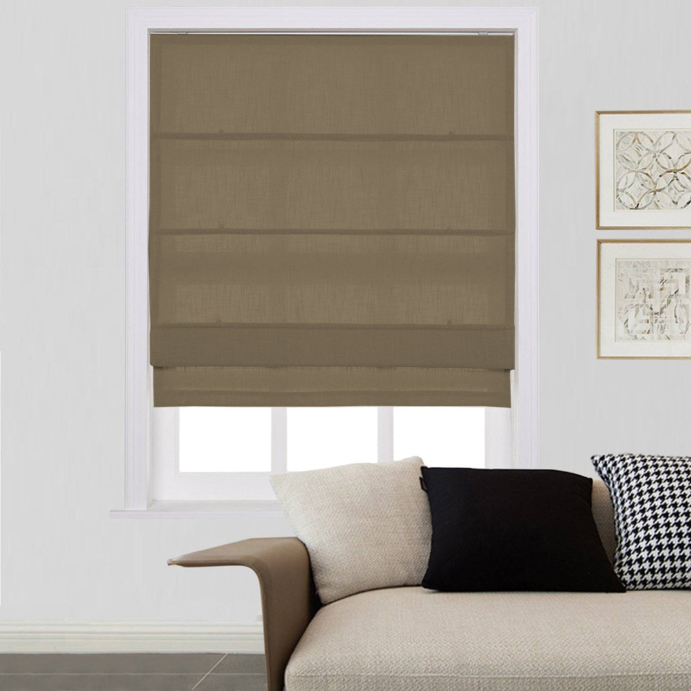 Skyler Linen Blackout Cord Lift Roman Shade