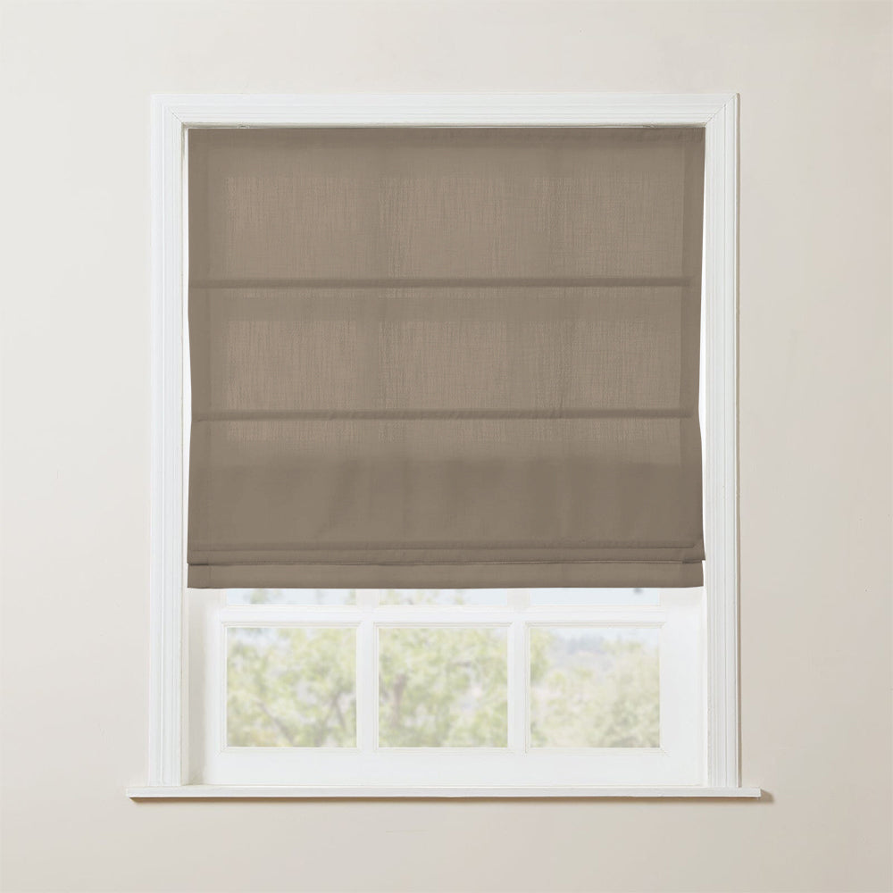 Skyler Cordless Linen Blackout Roman Shade