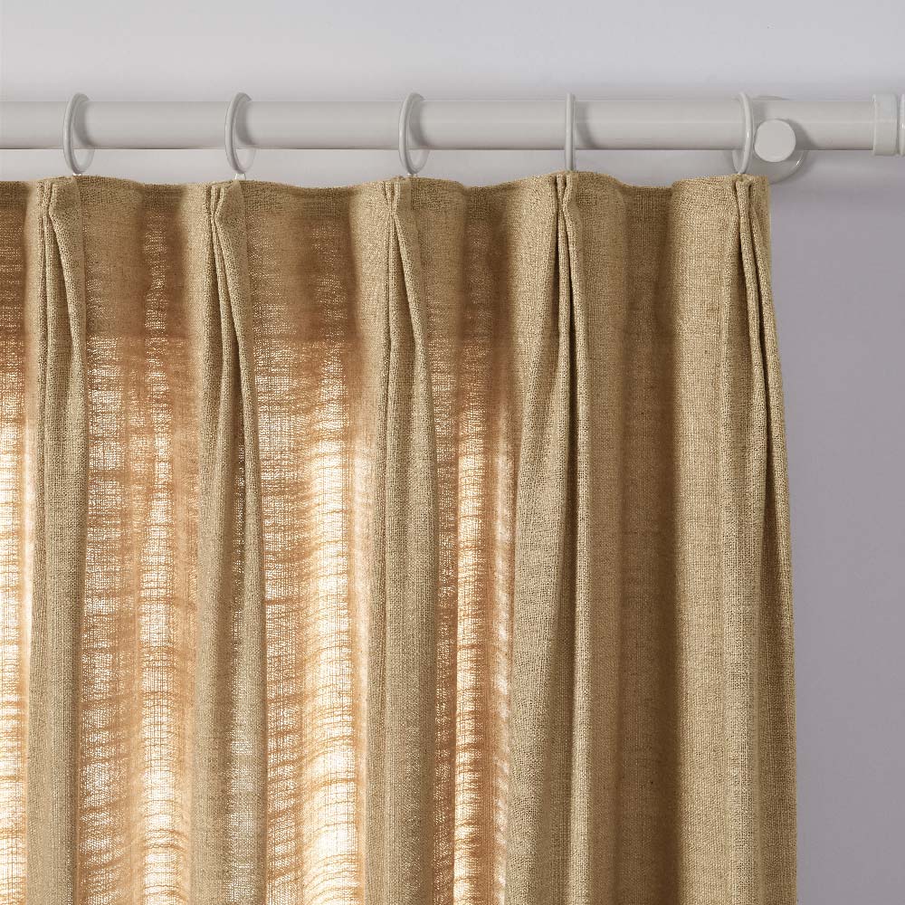 Linen Drape Pleated Loomy