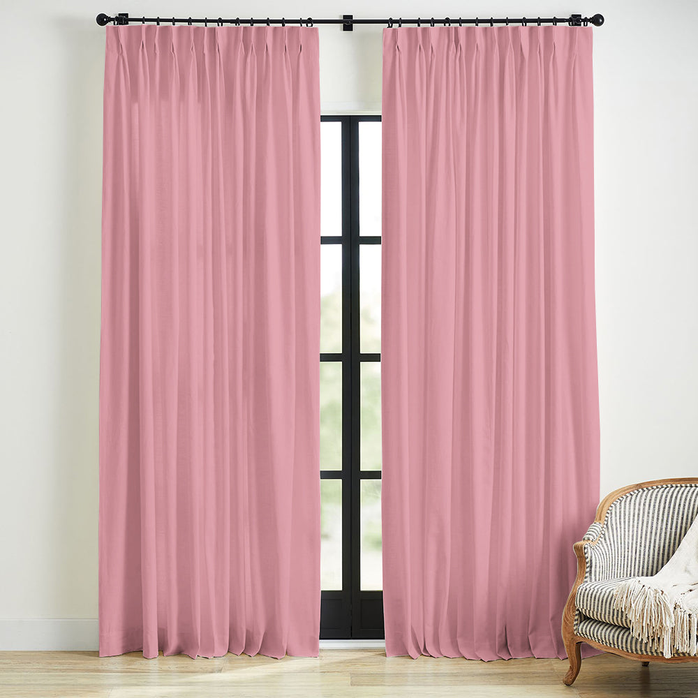 Linen Blackout Curtain Pleated Skyler