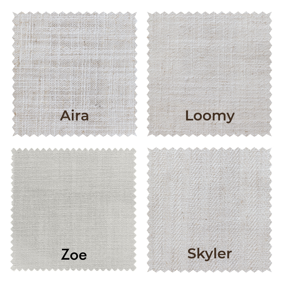 Linen Curtain Pleated Zoe