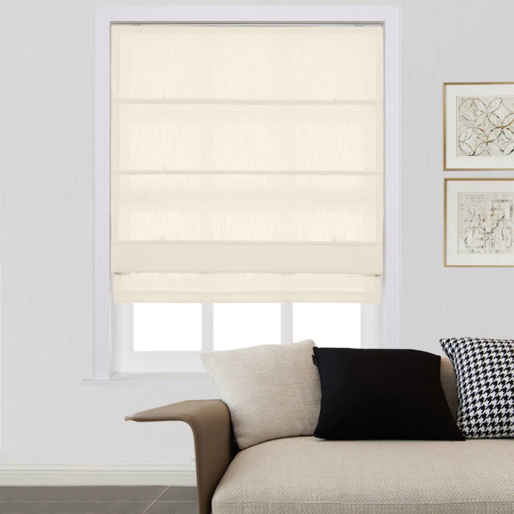 Skyler Linen Blackout Cord Lift Roman Shade