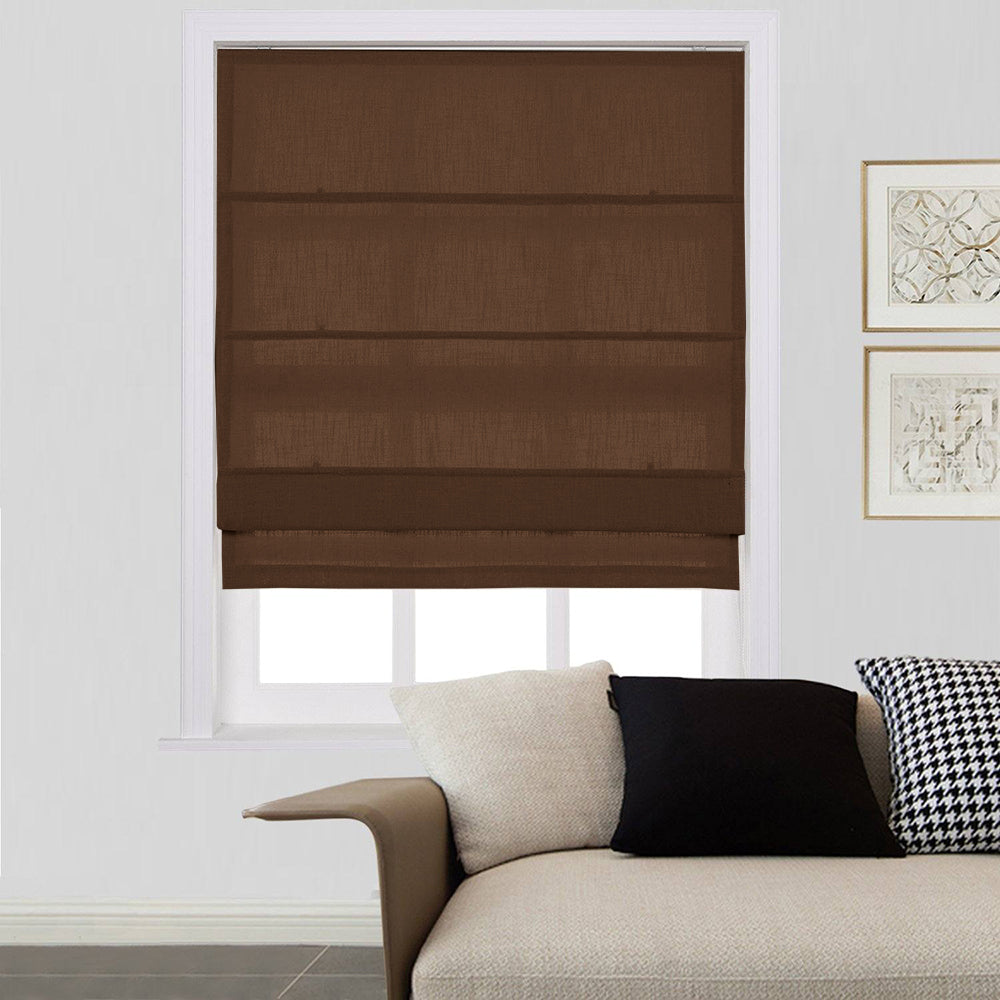 Skyler Linen Blackout Cord Lift Roman Shade