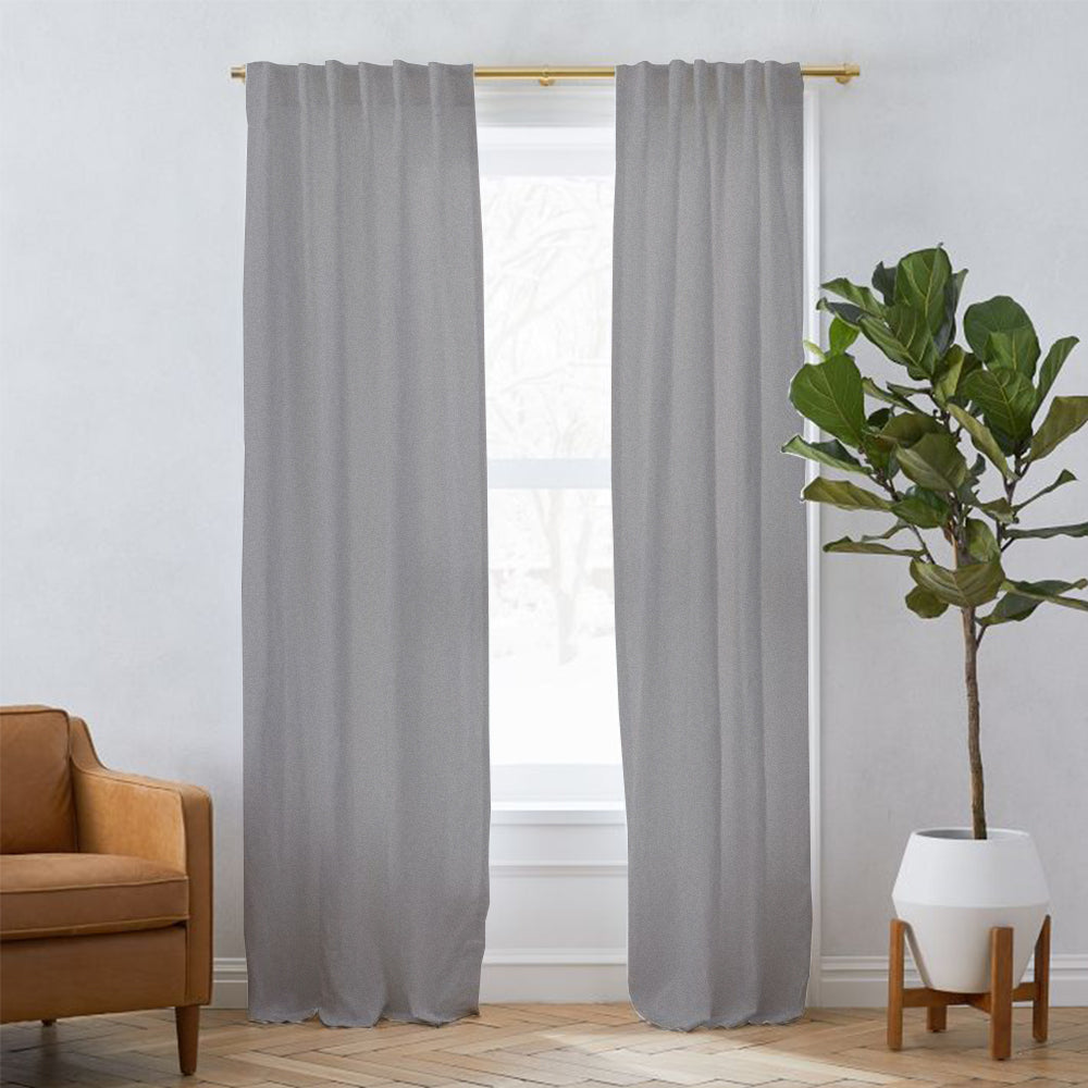 Linen Blackout Curtain Soft Top Sunny