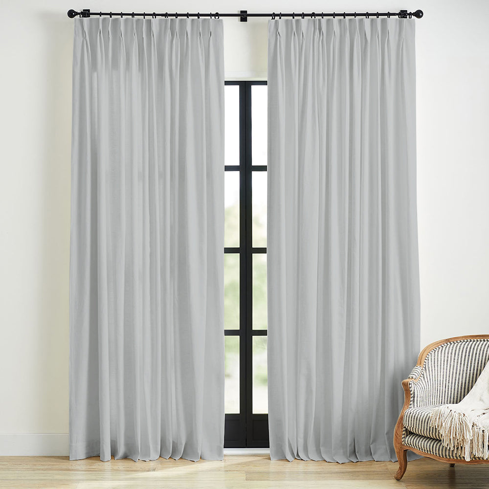 Linen Blackout Curtain Pleated Skyler