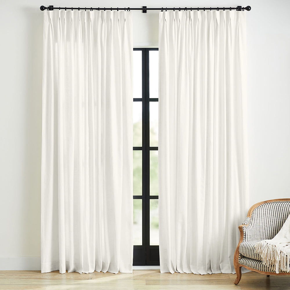 Linen Blackout Curtain Pleated Skyler